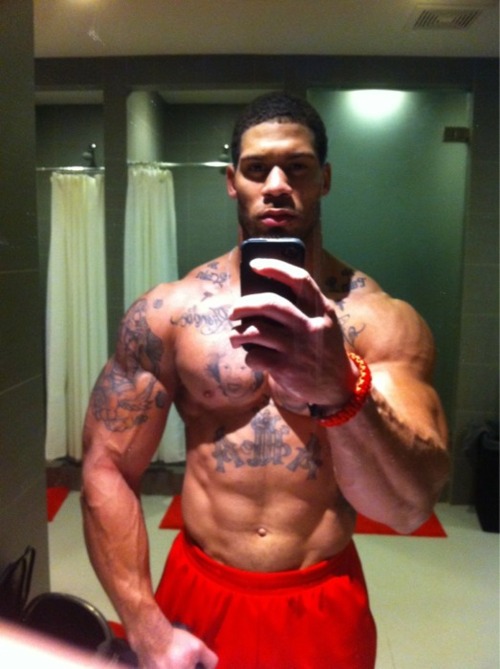 Laron Landry from the NFL is a beast too. 